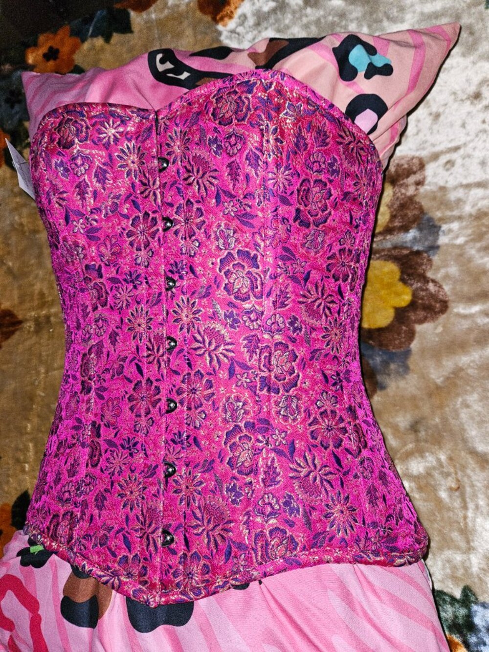 RARE NEW XL/30" LONG LINE COUNTESS CORSET TALL VINTAGE TIGHT LACING NARROW FIT - Picture 4 of 9